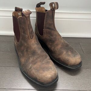Blundstone Rustic Brown Leather Chelsea Boots
